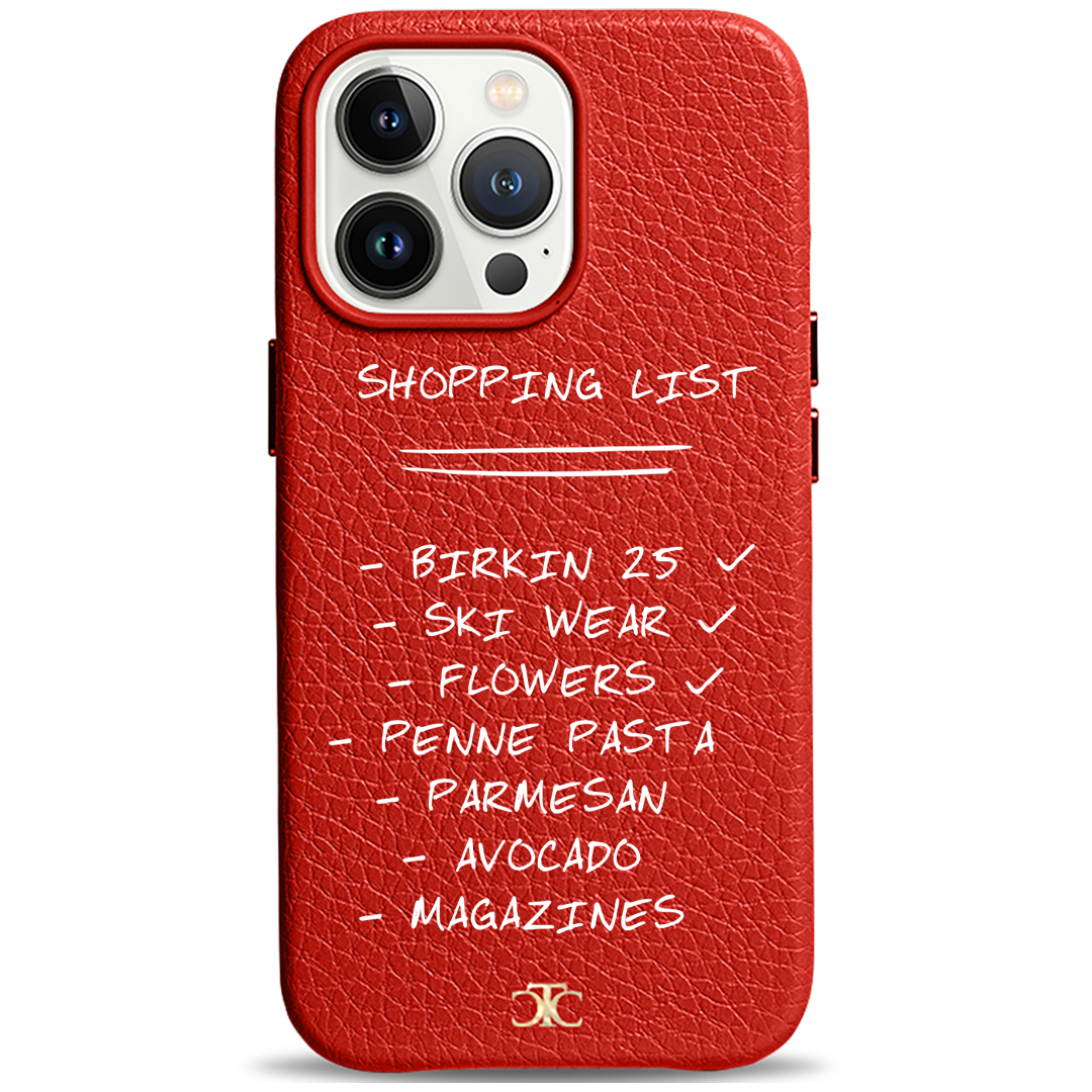 Shopping List Case - iPhone 13 Pro (8648065974618) (8652735218010)
