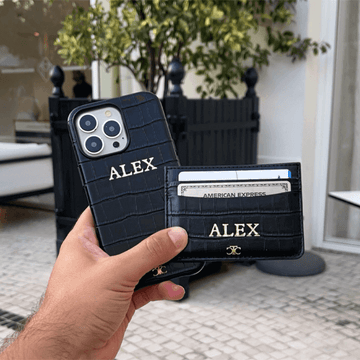 Personalised Leather iPhone 11 Pro Case  Add your name or initials - The  Case Club