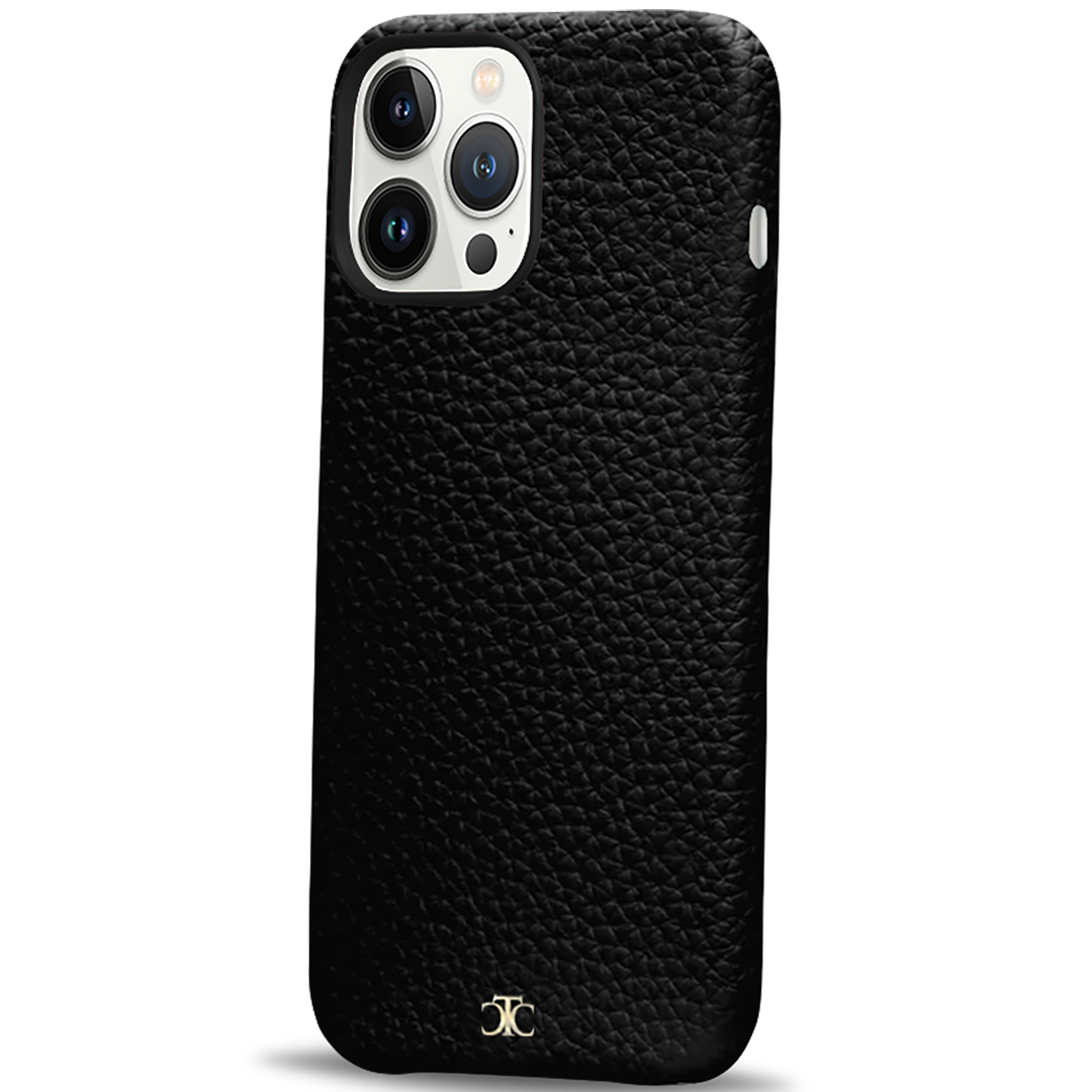 Personalized Leather iPhone 14 Pro Max Case Add your name or initials The Case Club